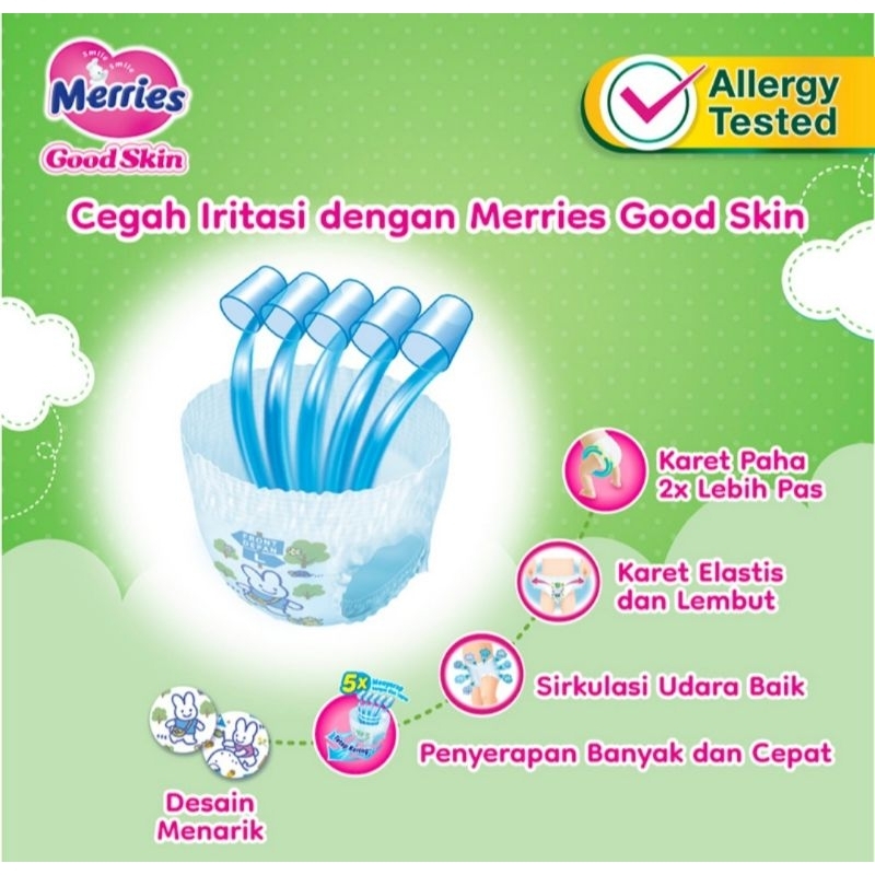Popok Merries NEWBORN - S