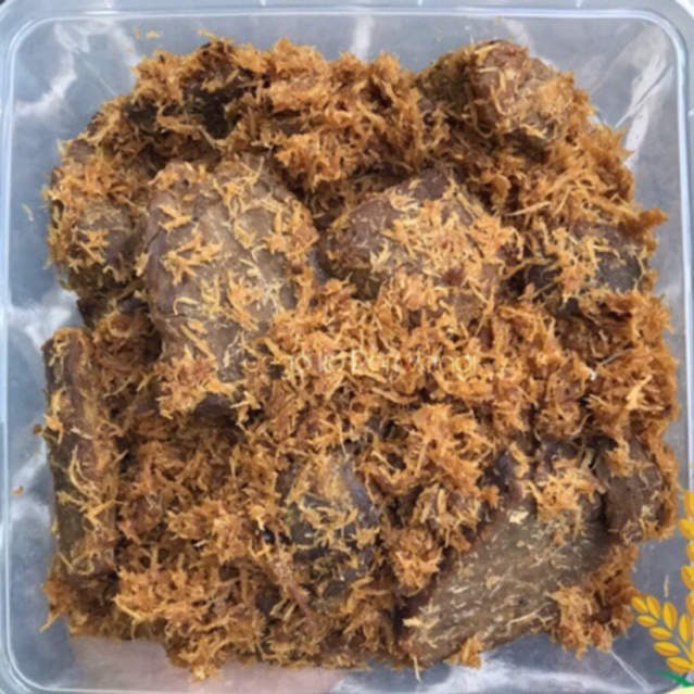 

Dendeng Ragi / Serundeng Kelapa Daging cocok untuk lauk