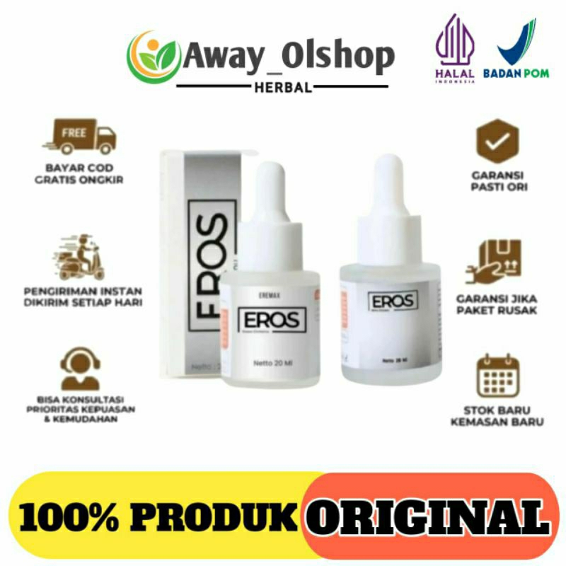 [ORIGINAL] Eros Tetes Pria Perkasa Original Eremax Serum Dewa Cintamu Asli Eros Tetes Pria Perkasa O