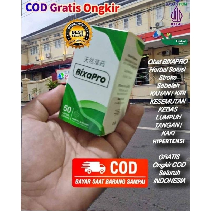 BixaPro Produk Herbal Modern Efektif Atasi Stroke Ringan/Berat Asli Bergaransi
