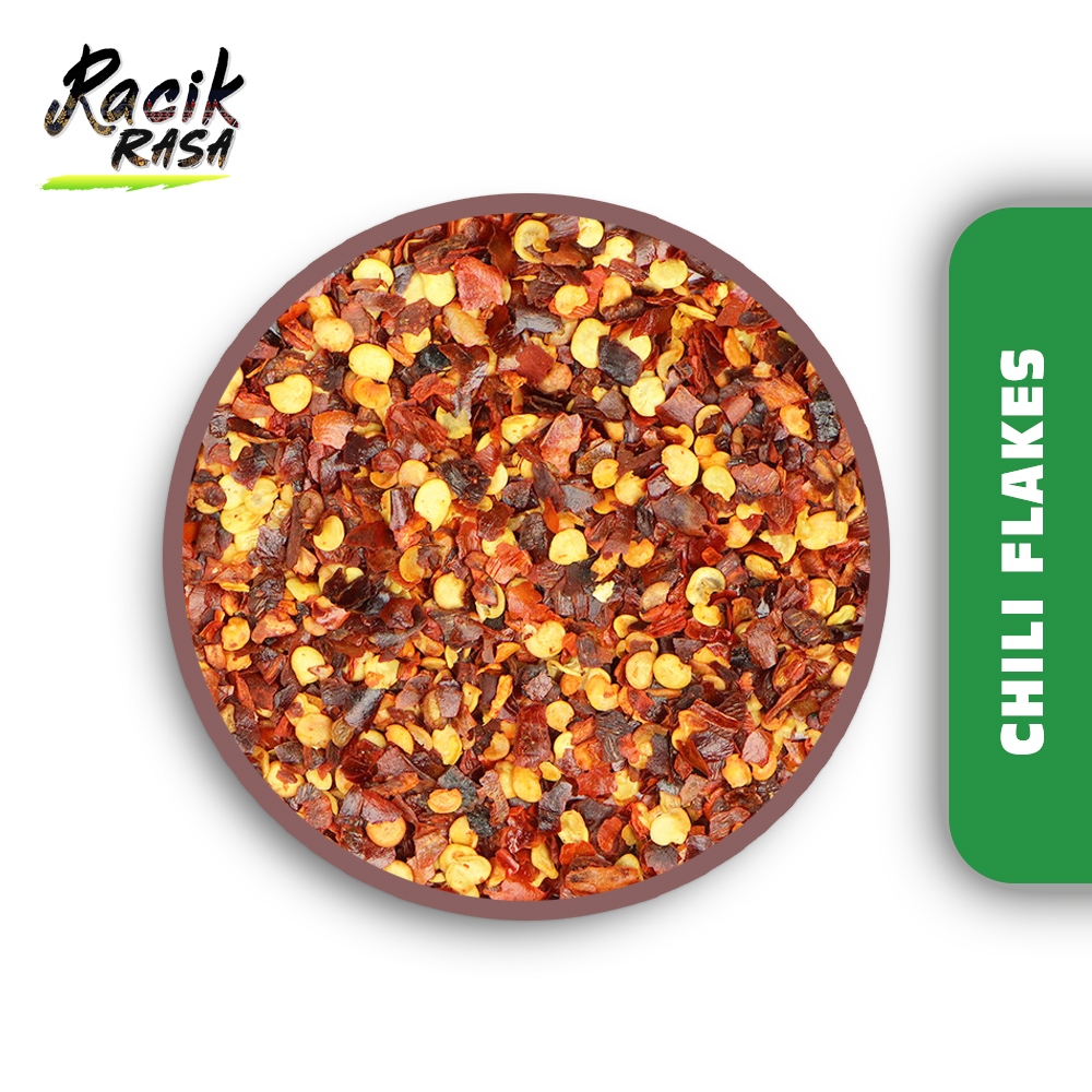 

RACIK RASA | ( 1 KG ) EXTRA PEDAS CHILI FLAKE KERING CABE TABUR MASAKAN BUMBU REMPAH KUALITAS PREMIUM