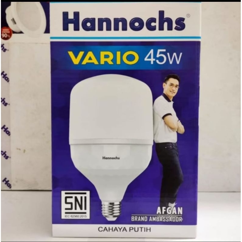 New Bolam Lampu LED Hannochs 45 Watt Putih Terang