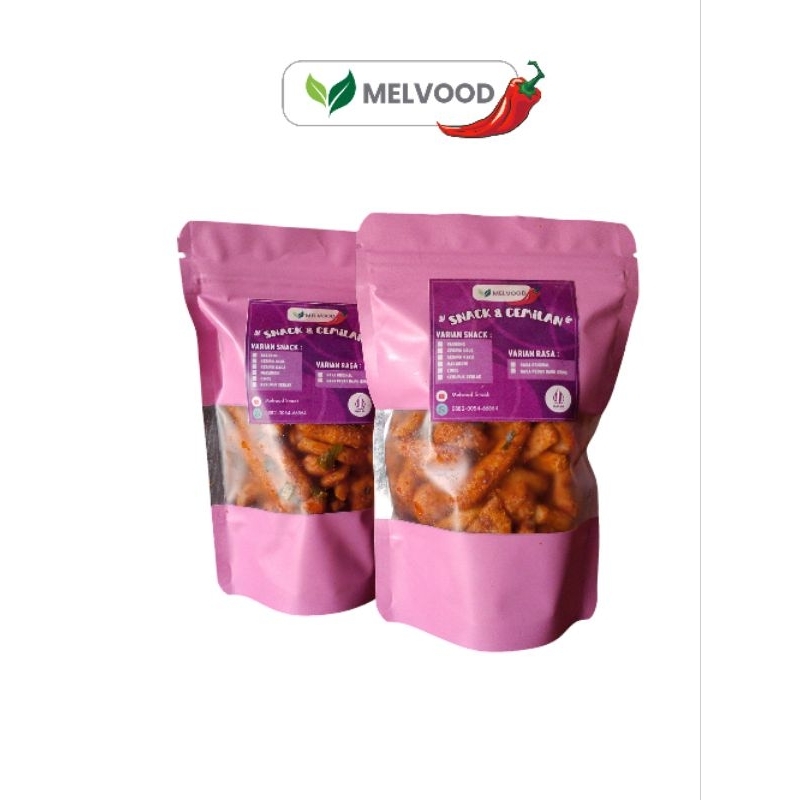 

Melvood - Bundling basreng pedas daun jeruk 2X50GR