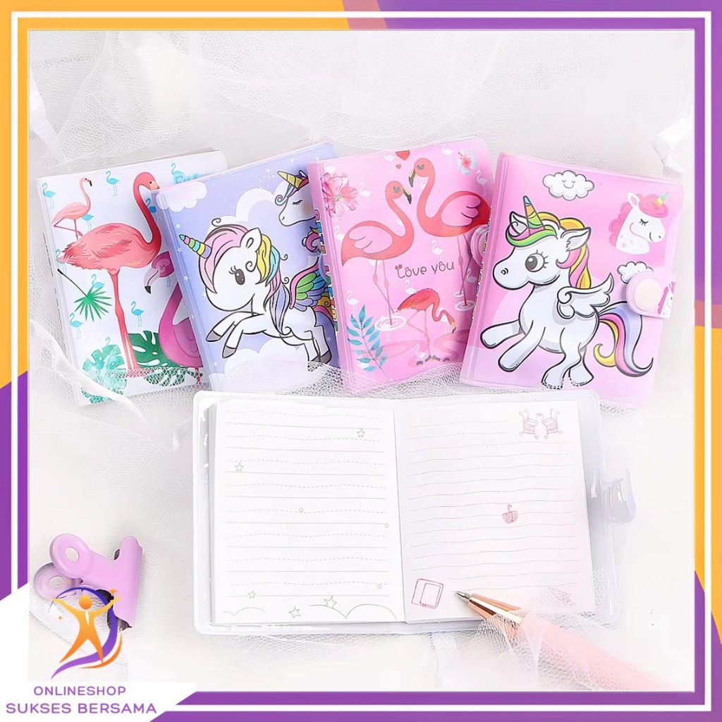 

OSB Set Mini Note Book Notes Unicorn Free Pena Kartun Lucu Kreatif Untuk Anak Anak Buku Catatan Lucu Dengan Pulpen