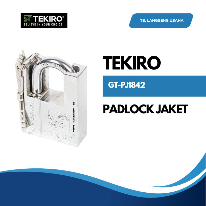 LU GEMBOK PADLOCK JACKET BY TEKIRO Handle Kunci Pintu Rumah Minimalis Kamar Mandi Kupu Tarung Lemari