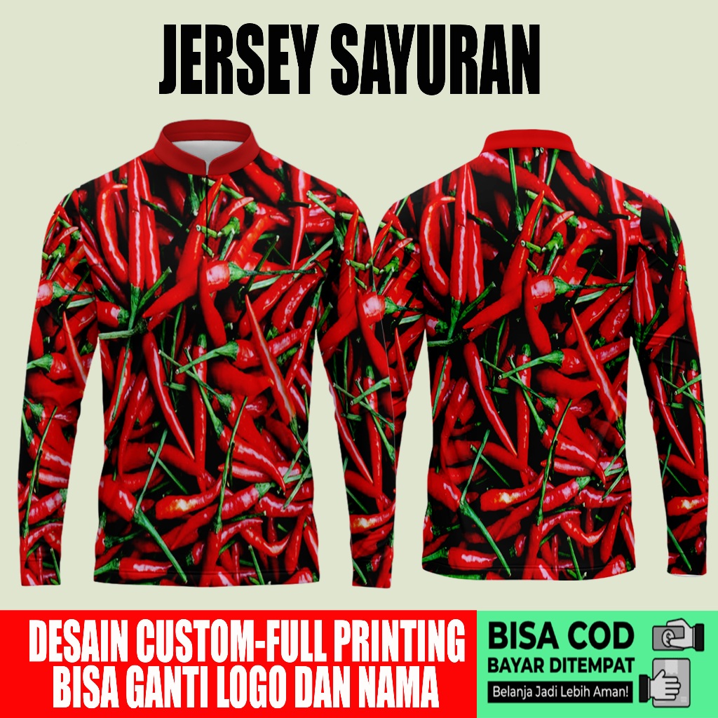kaos cabe rawit/kaos sayuran/kaos petani cabe/baju petani cabe/baju motif cabe art 02