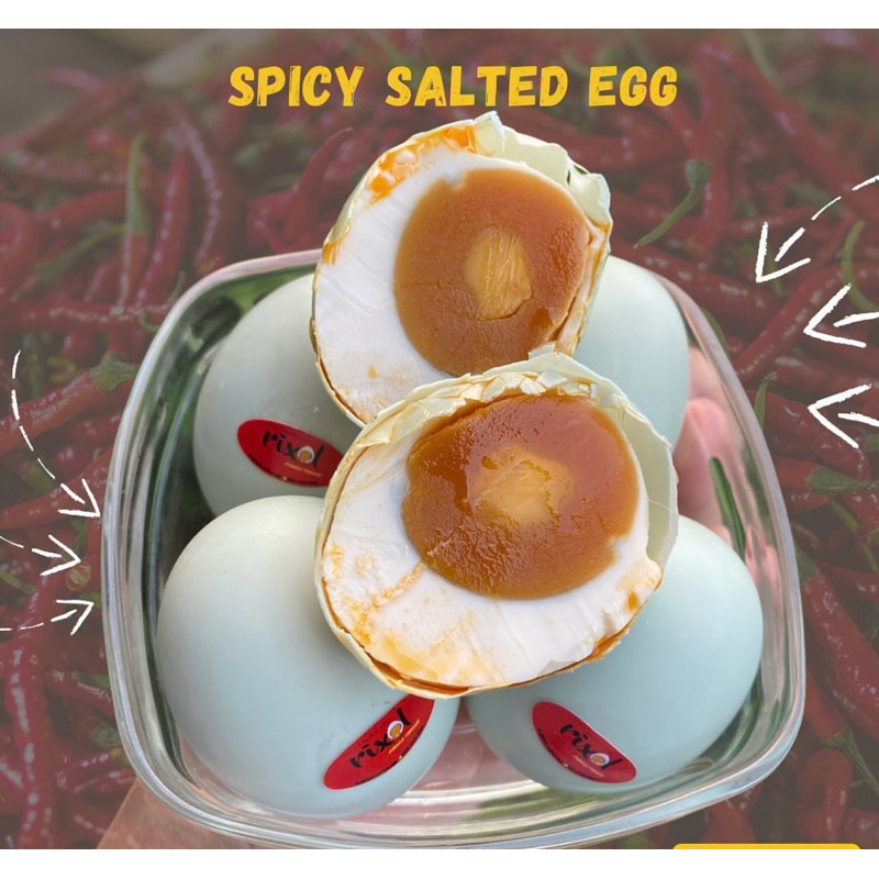 

(RIXOL SALTED EGG) TELUR ASIN PEDAS ANEKA RASA / OLEH OLEH TASIKMALAYA