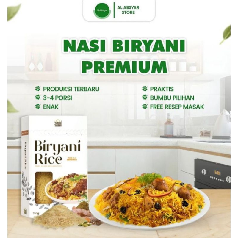 

Bumbu Nasi Briyani Instant Premium Timur Tengah UNTUK 3-4 Porsi Bumbu Masak Instant Timur Tengah Bumbu Praktis Mamah Muda Nasi Biryani Beras Basmati dan Bumbu Praktis Tinggal Masak Cairo Food Kurma Alif Bumbu Instan Murah