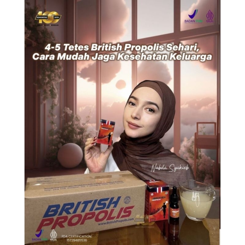 Propolis Premium ORIGINAL British Propolis Special untuk Diabetes/Asam urat/Kolesterol dan untuk imm