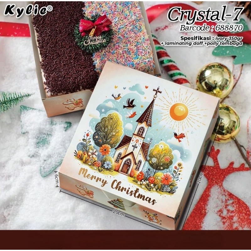 

Box kue natal box christmas box christal (5pc)