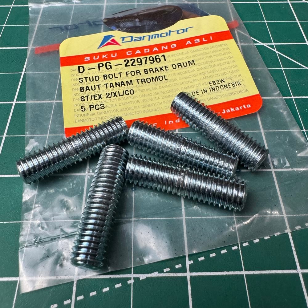 Baut Tanam Tromol Vespa Danmotor