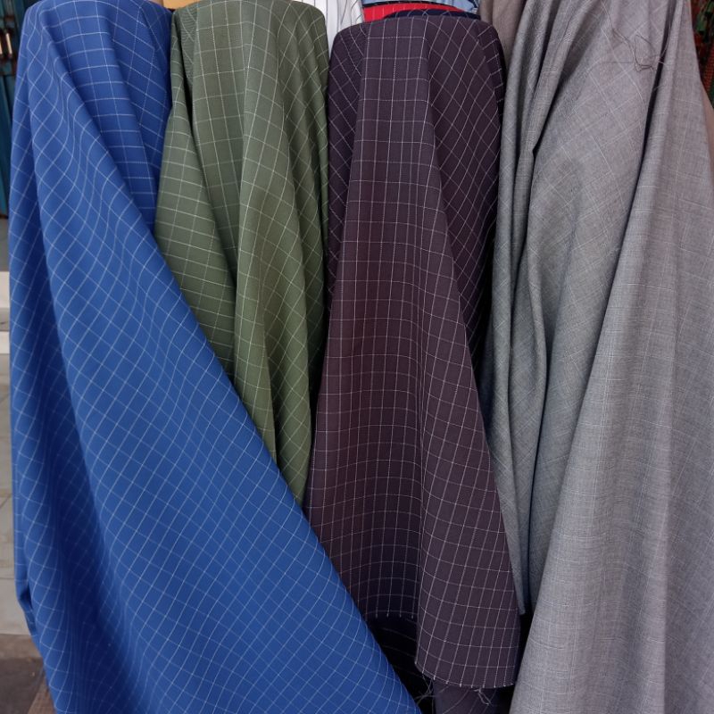 Kain Semi Woll Import / Kain Celana Pria / Kain Semi Woll Garmen - Kain Meteran Pj | Harga 0,50cm