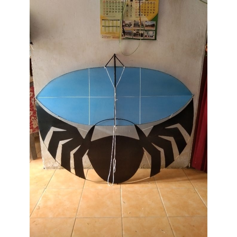 layangan ram raman spider ukuran 1,4 m