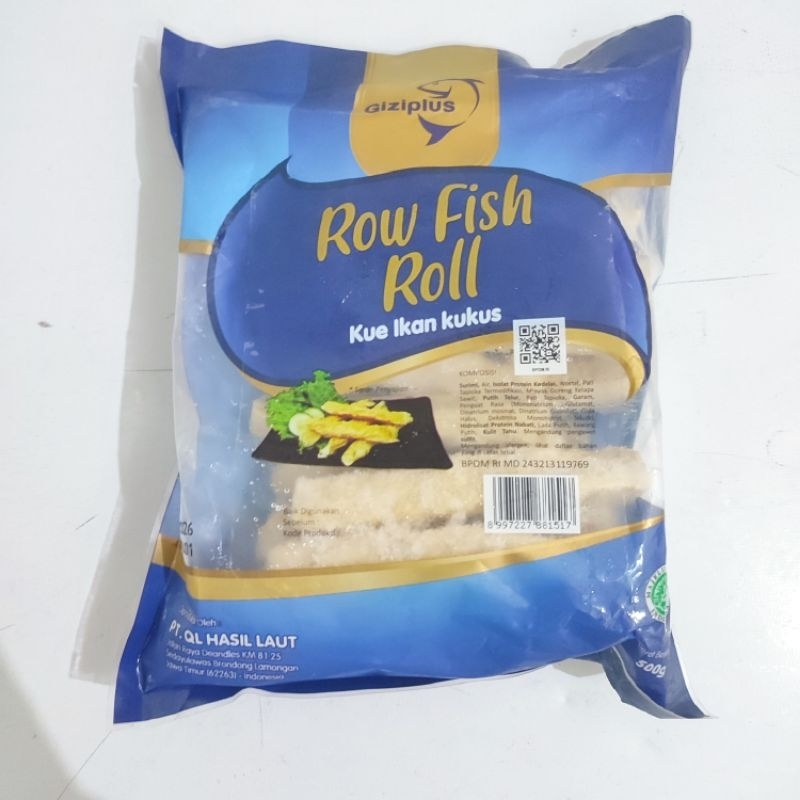 

GIZIPLUS Row Fish Roll Fishroll kue ikan kukus 500gr