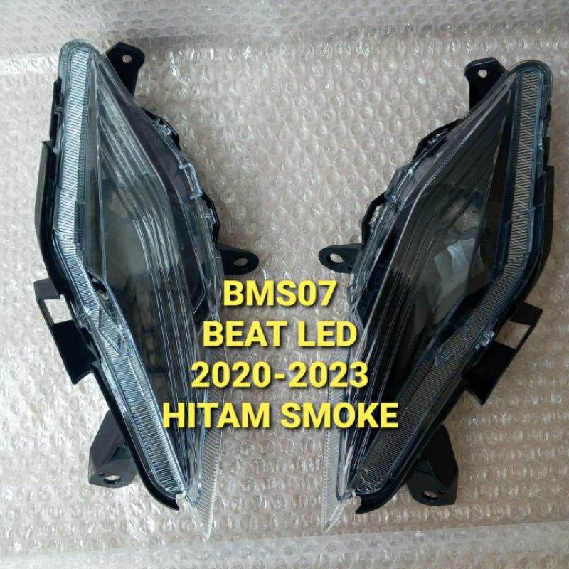 Lampu Sen Depan Reflektor Hitam Beat New LED 2020 Beat Street LED Beat Deluxe 2020 - 2023 Custom Hit