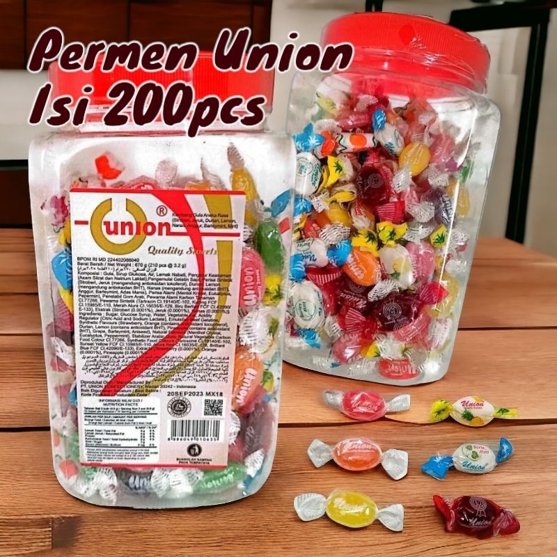 

PERMEN UNION / PERMEN JADUL / JAJANAN JADOEL JAJANAN VIRAL ISI 210 PCS