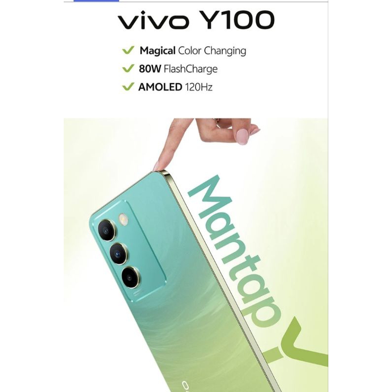 VIVO Y100 4G RAM 8/128GB | 8/256GB - GRS RESMI VIVO NEW VIVO