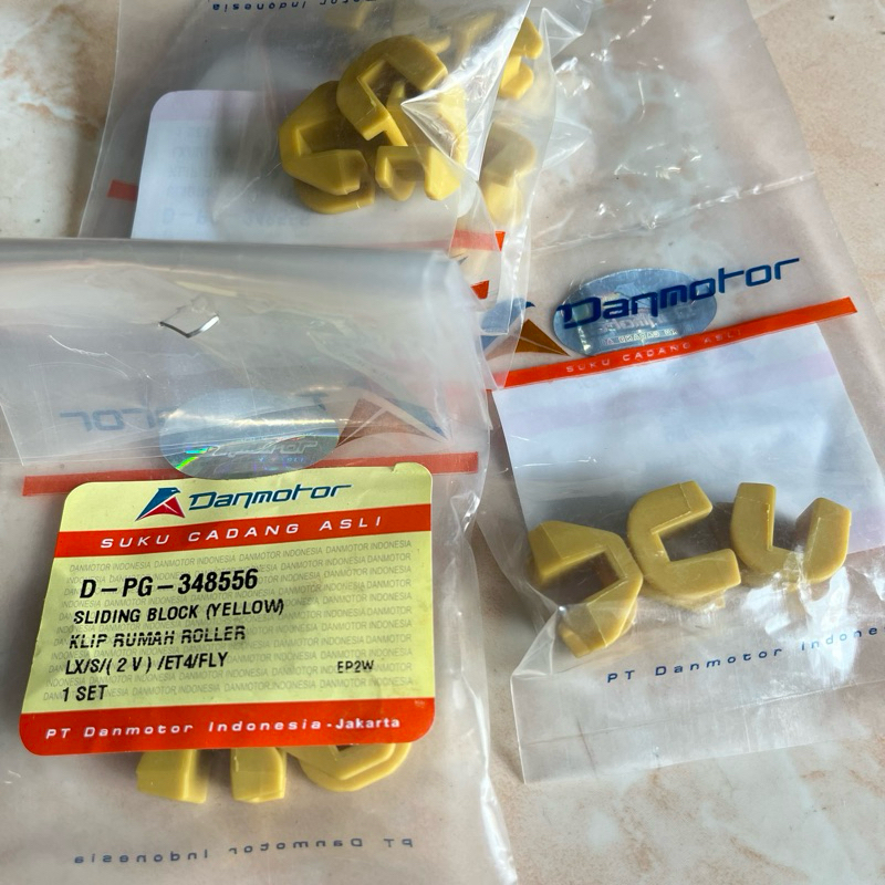 KLIP RUMAH ROLLER VESPA MATIC LX/S 2V ET4/SLIDING BLOCK ROLLER VESPA MATIC LX S 2V DANMOTOR