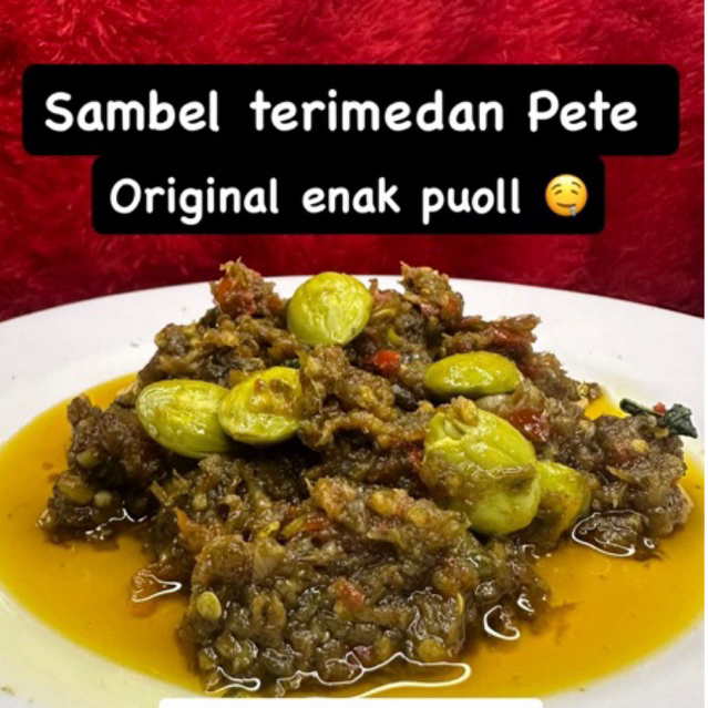 

SAMBEL TERIMEDAN PETE ONLY 150g sambel nikmat sambel pedas puas