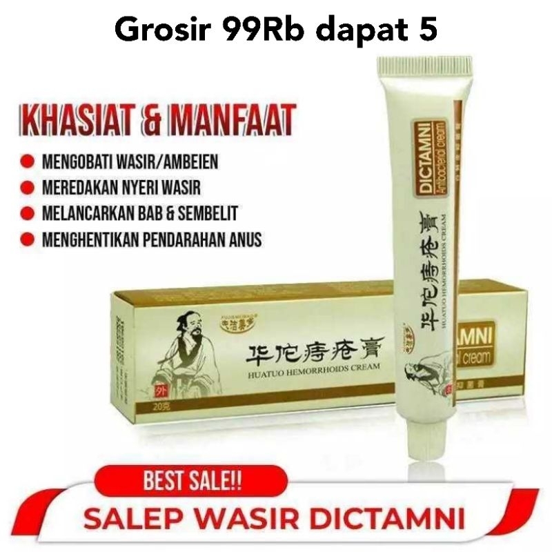 DICTAMNI Antibacterial Cream Salep Wasir Ambeyen Original