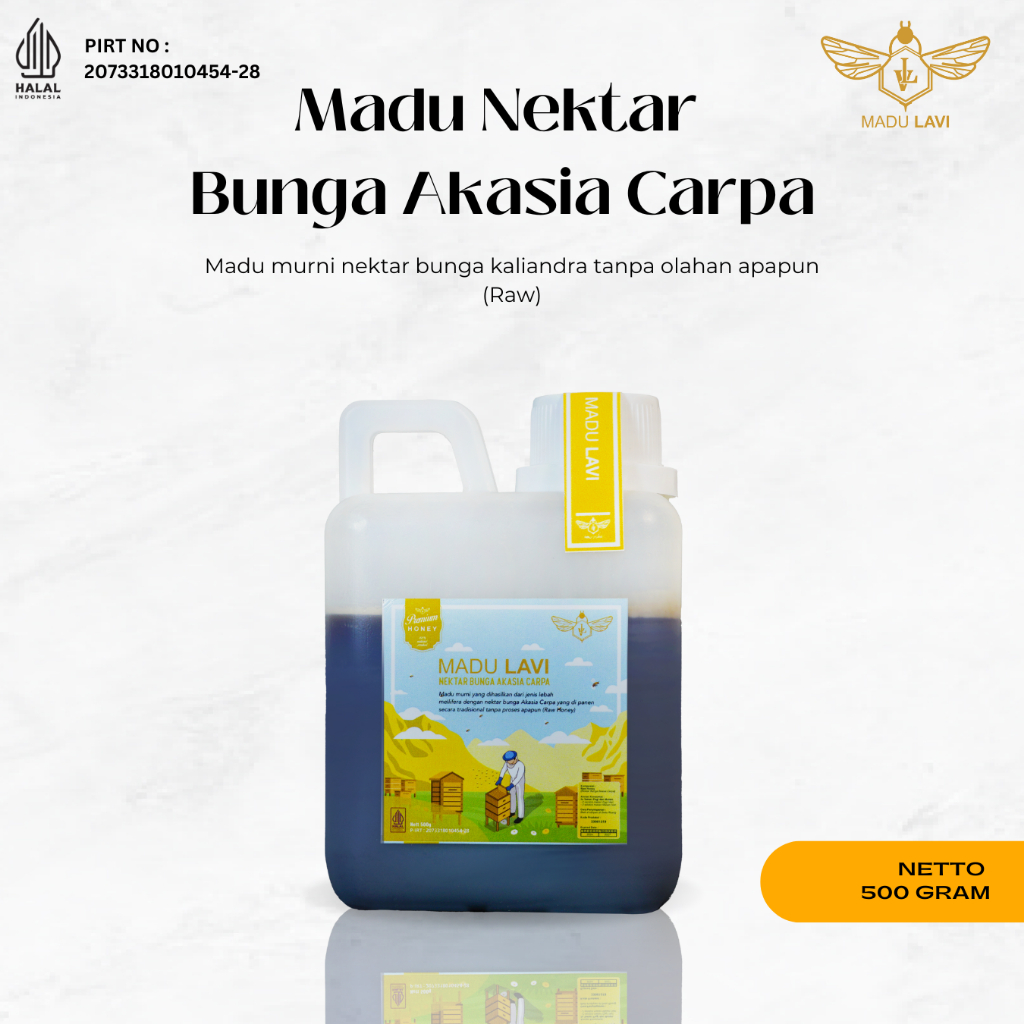 

Madu Murni Akasia 500gr Grade A - Madu Lavi