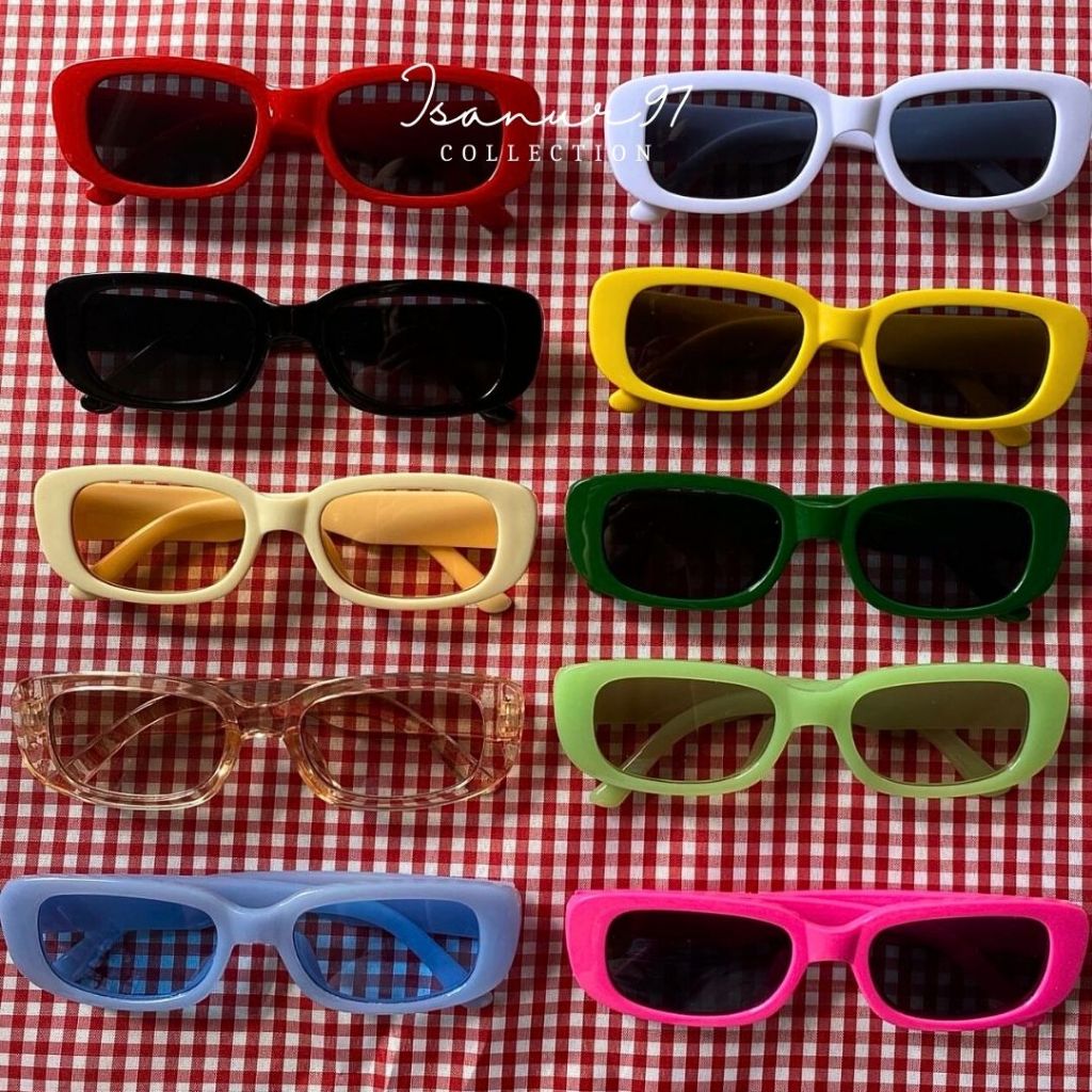 ISANUR97 | Kacamata Hitam Wanita Kacamata Leopard Hitam Sunglasses Oval kacamata Korea Anti UV