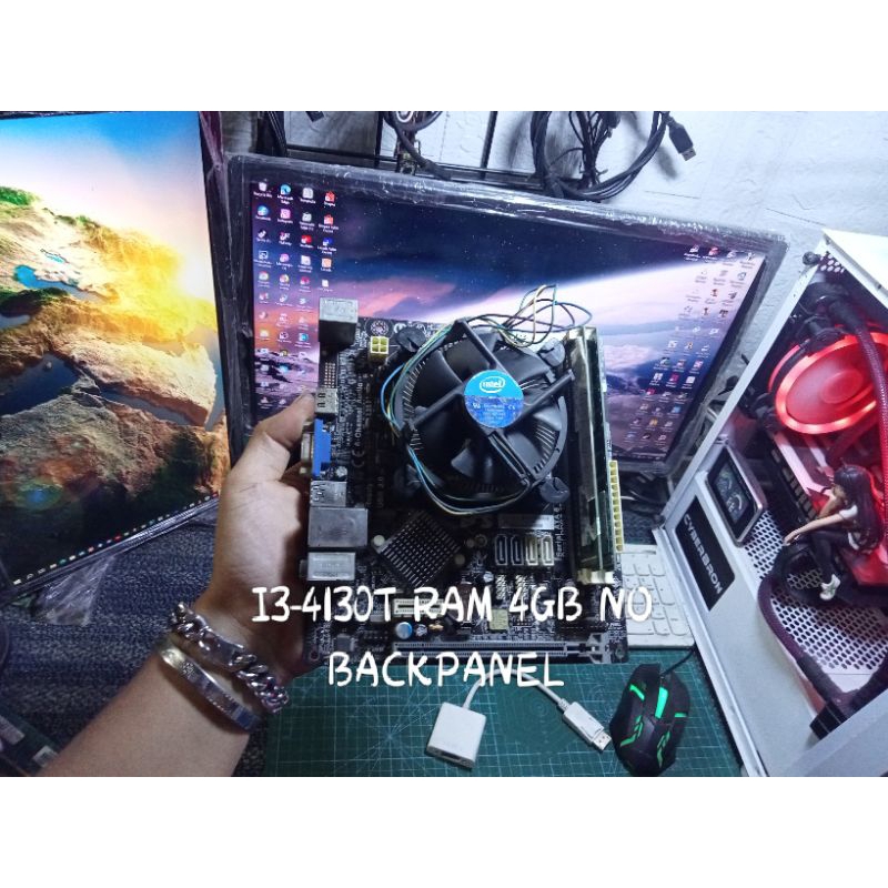 PAKET MOTHERBOARD H81 I3 4160