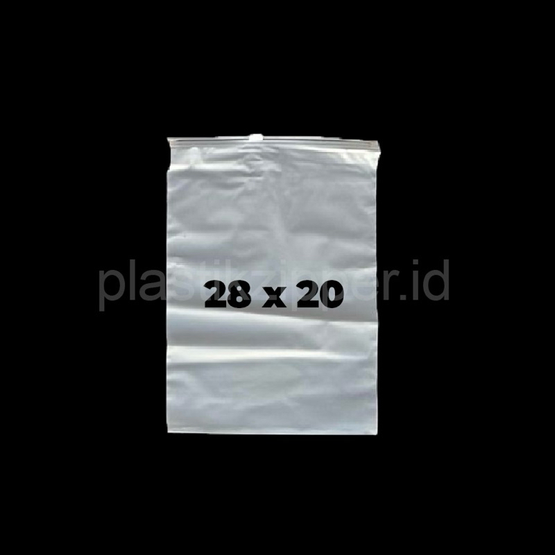 

Plastik Zipper ukuran 20x28