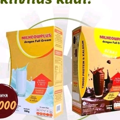 

MILKCOW PLUS SUSU SAPI 500g | SOLUSI TETAP NAIKKAN BERAT BADAN ANAK 500g