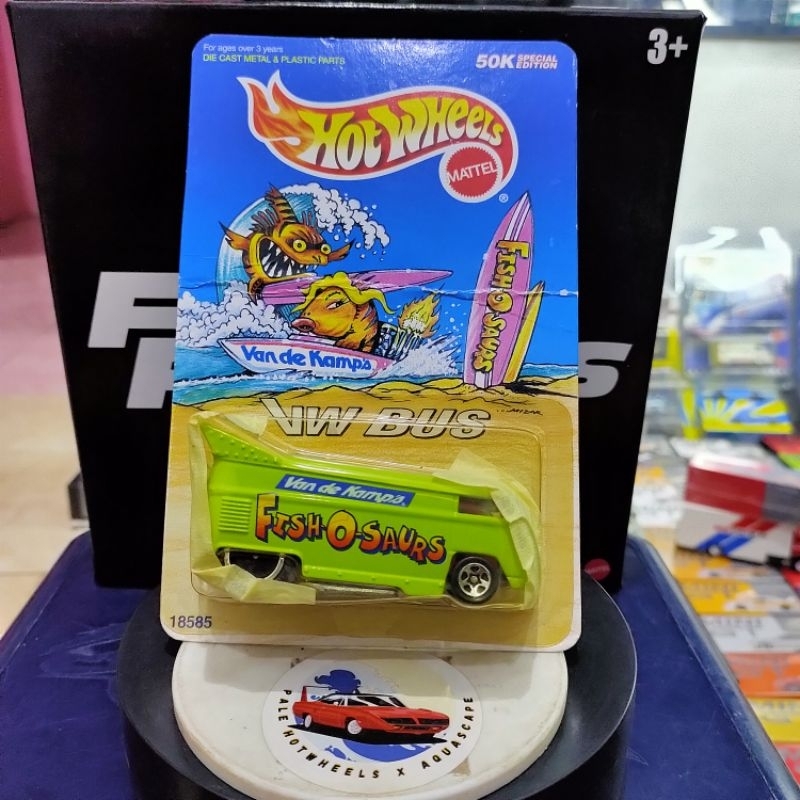 Hot Wheels volkswagen / VW DRAGBUS VAN DE KAMPA FISH O SAURUS Special edition