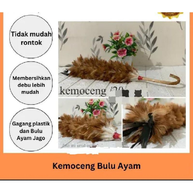 KEMOCENG BULU AYAM / PEMBERSIH DEBU