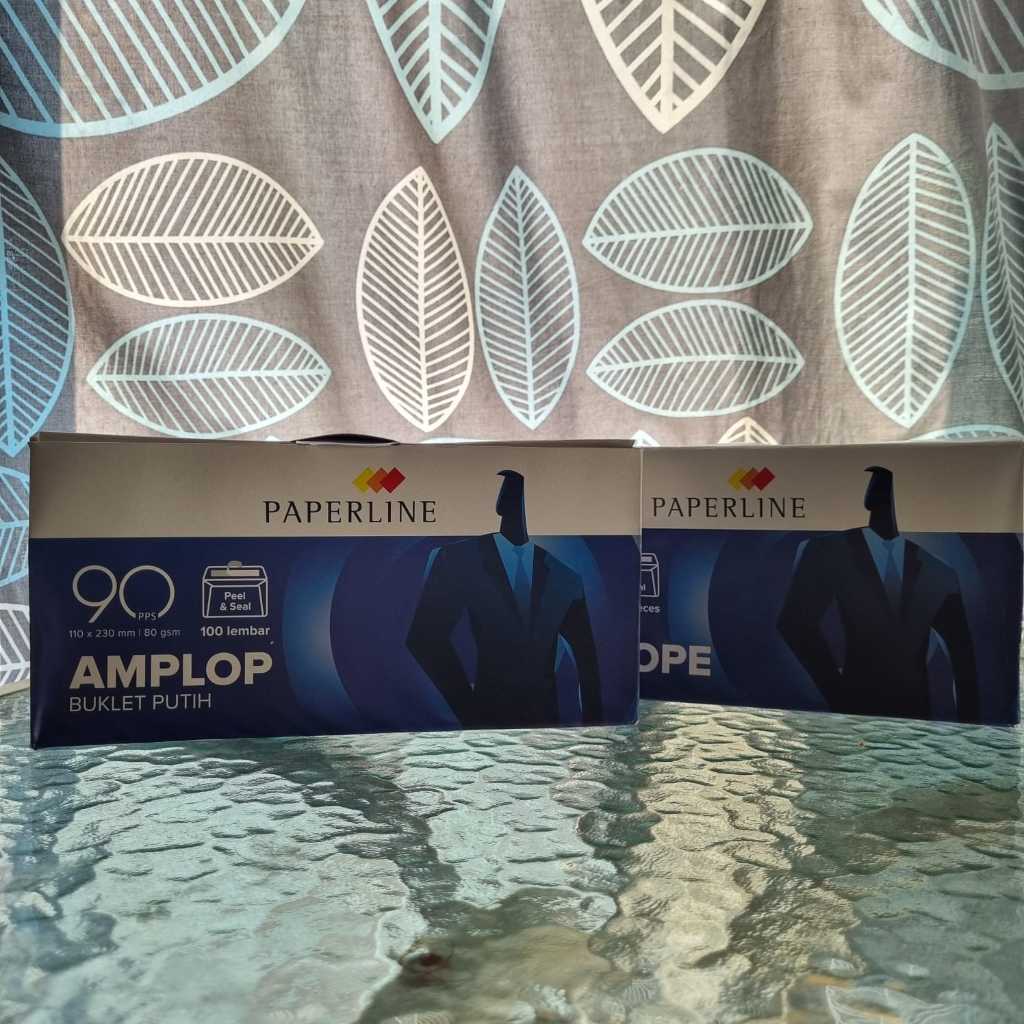 

(1PACK) AMPLOP PUTIH POLOS + PEREKAT PPL 110 X 230 MM Dus Biru !