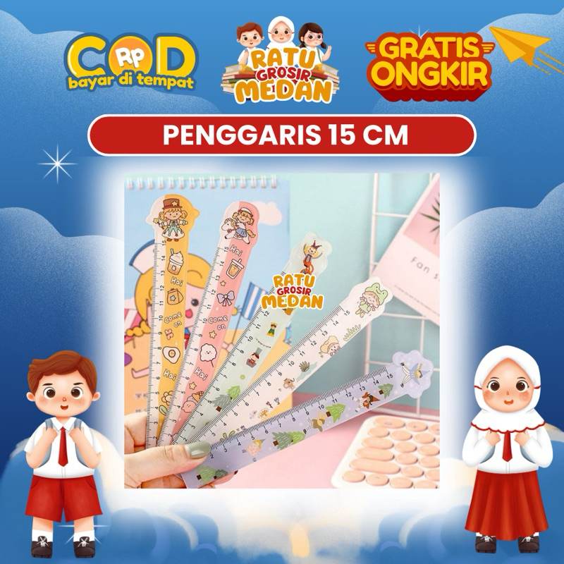 

Penggaris 15cm Tebal Fancy