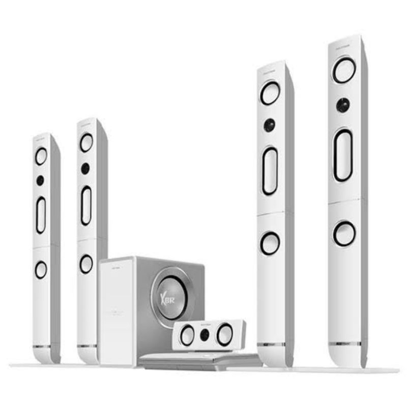 SPEAKER HOME THEATER POLYTRON PHT 9B26W DVD PLAYER SUBWOOFER REMOTE CONTROL TOWER SOUND BLURAY CD PL