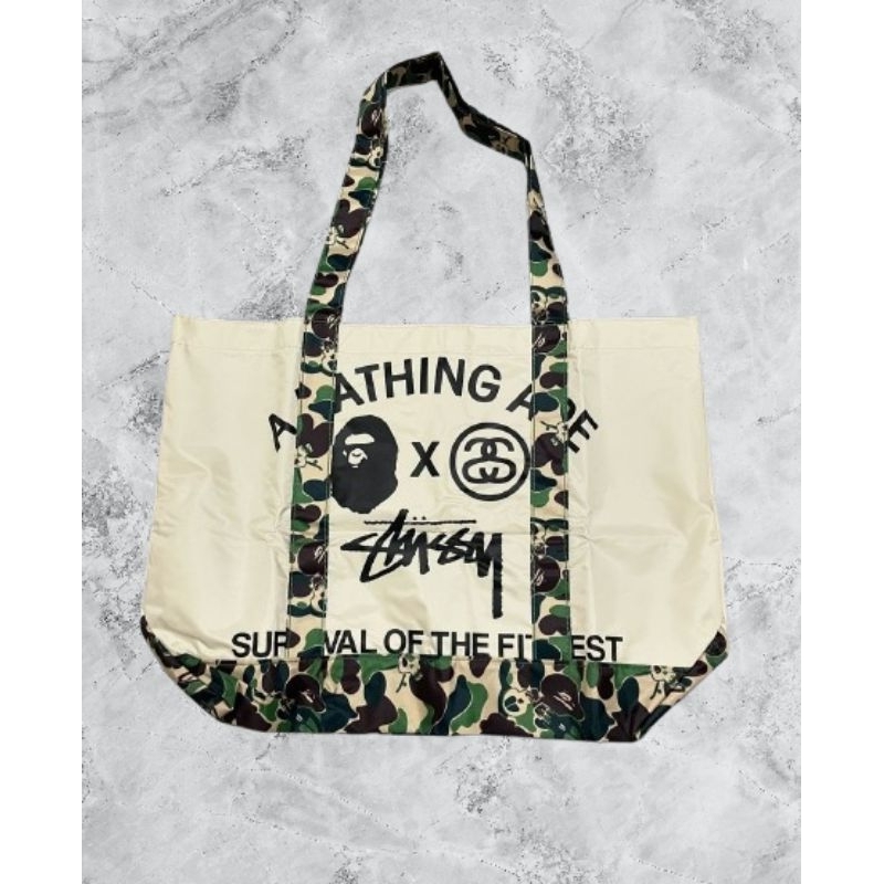Tote Bag Stussy x Bape