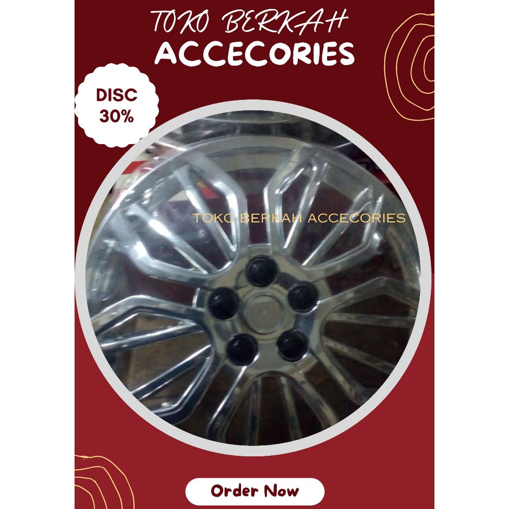 Tutup Dop Velg Mobil Ring 14 - Dop Velg Kaleng Mobil Ring 14 - Dop Velg Mobil Ring 14 - 1 SET DOP RO