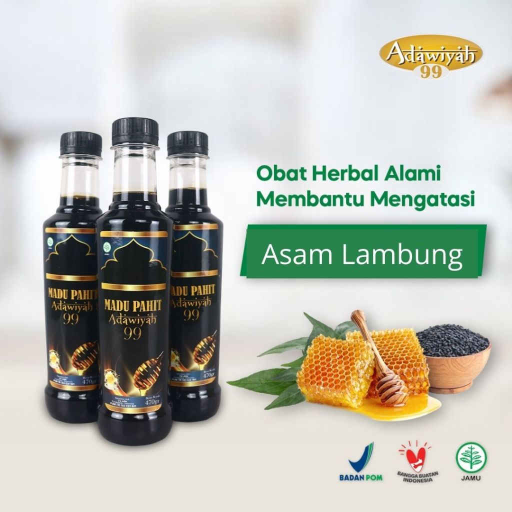 

Madu hitam Adawiyah 99 Madu Asam Lambung | Obat Asam Lambung | Herbal Asam Lambung dan Gerd