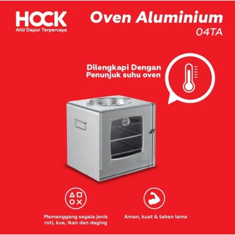 HOCK OVEN GAS ALUMINIUM TEMPAT ARANG 04TA NO.4