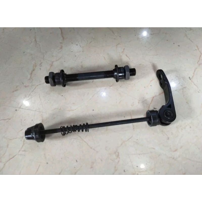 As Track QR Quick Release Taiwan Depan Hub Freehub Sepeda Federal Mtb Bmx Balap Fixie Lubang Jadul L