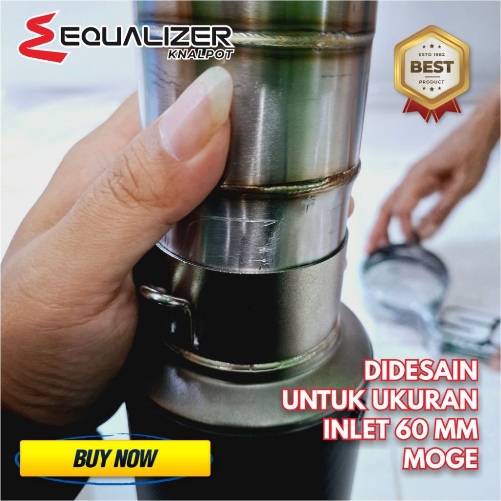 Midpipe zx6r midpipe knalpot zx6r inlet 60 mm untuk Moge Slip on Slipon Mid pipe knalpot zx6r