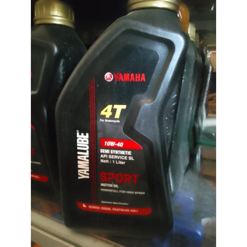 Oli yamalube sport 1 L, untuk vixion original 100 %