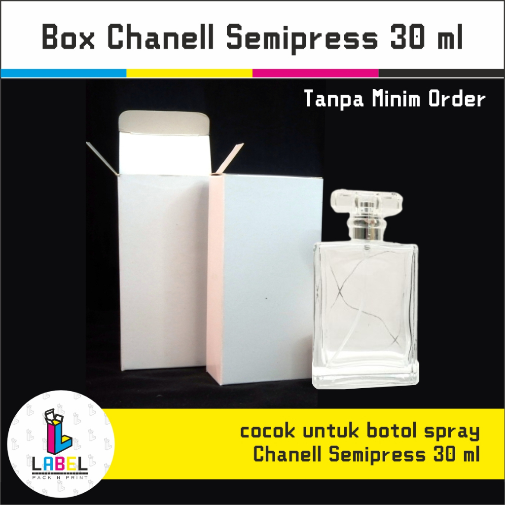 

Dus Kemasan / BOX Chanell 30ml Semi Press Polos - Harga Grosir