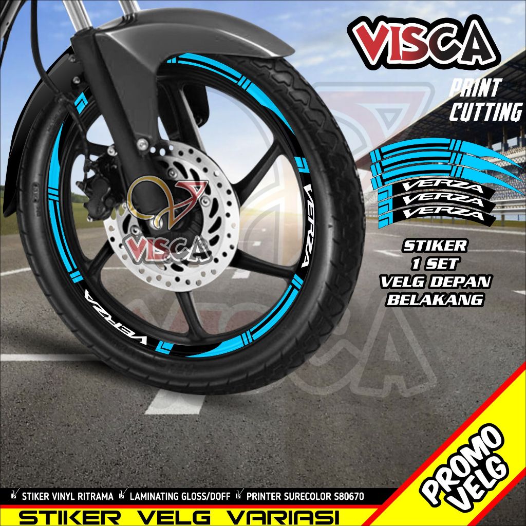 Stiker Velg List Velg Motor Stiker Velg Verza A02 Ring 17