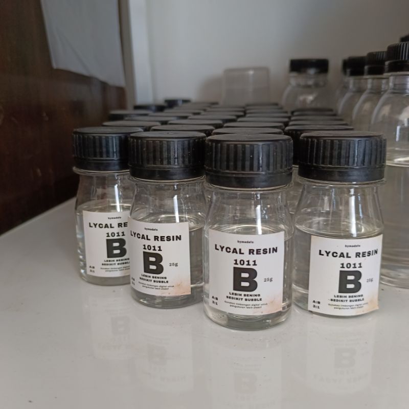 Resin Lycal PART B SAJA 25 gram Resin Lycal 1011 Super Bening