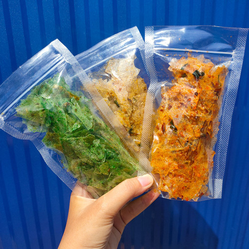 

Keripik kaca/keripik Beling kemasan pouch 50gr
