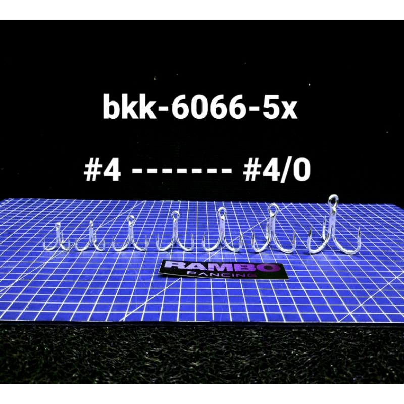BKK Treble hook 6066 -5X | kwalitas premium | kuat |