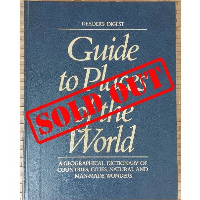 LARGE HB - Reader's Digest Guide To Places of The World, 1988, (English/buku bahasa inggris)