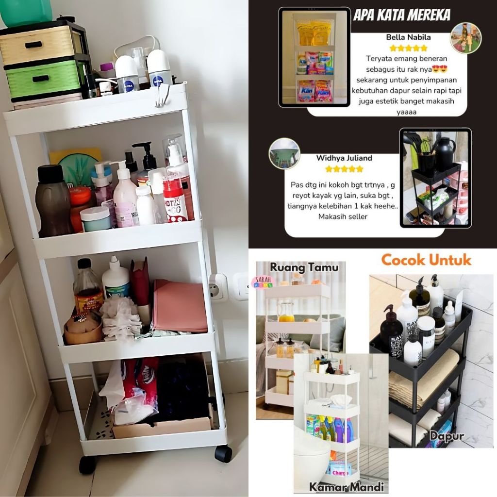 Rak 4 Susun Pipa Bahan Besi Berkualitas