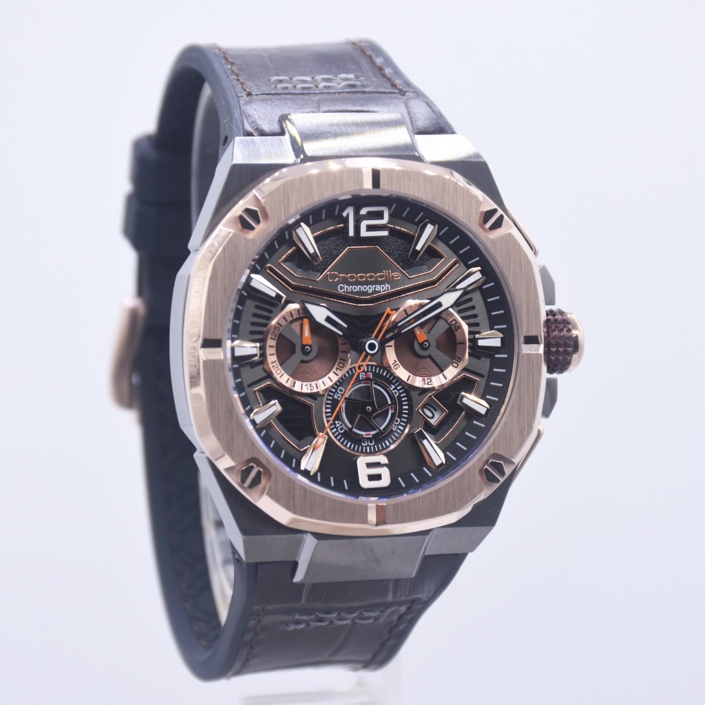 Jam Tangan Pria Crocodile CM-049G34F/ CM-049G34B/ CM-049G34D Original