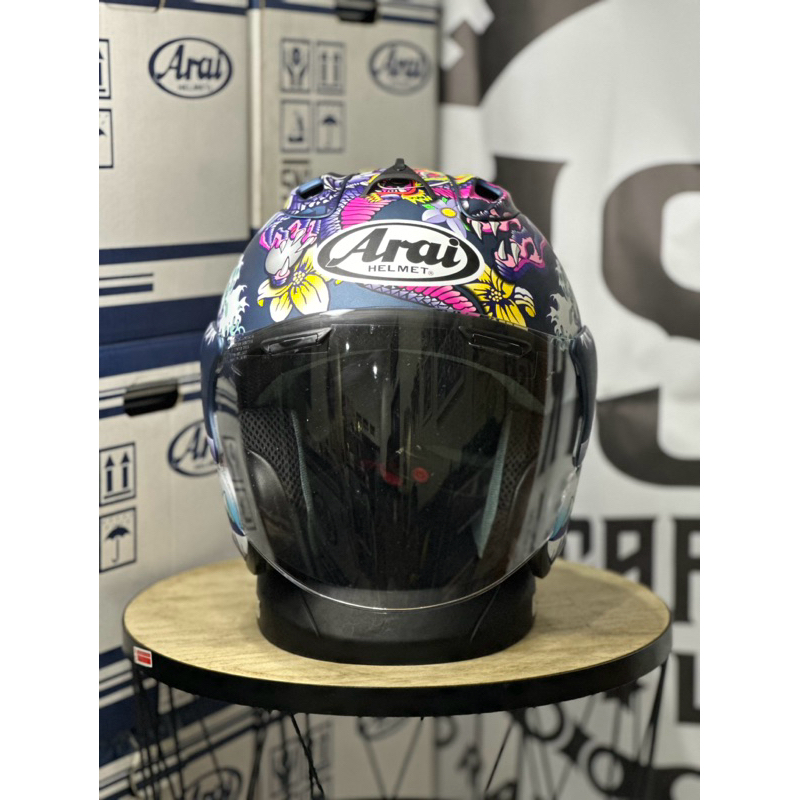 Helm king copy arai Oriental Blue